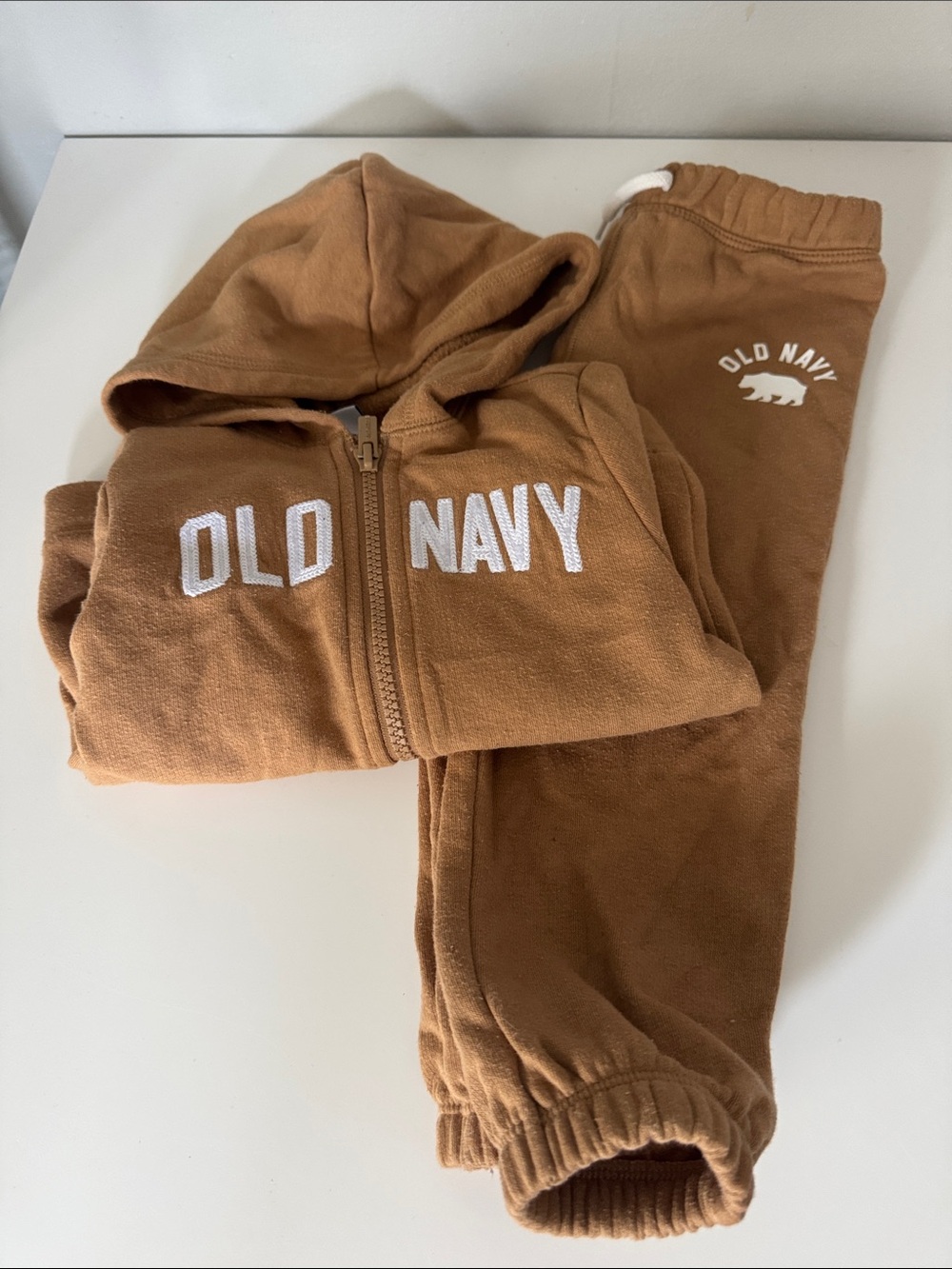 Old Navy Baby Zip-Up & Jogger Sweatpants Matching Set - Size 18-24 Months